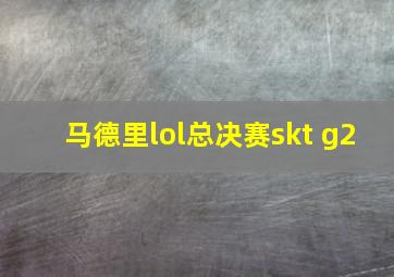 马德里lol总决赛skt g2